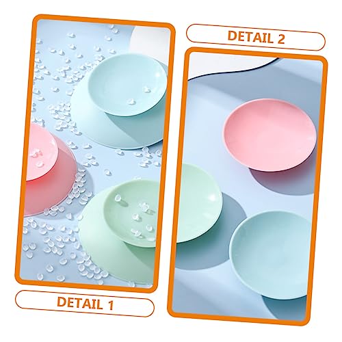 DOITOOL 3pcs Silicone Suction Plate Double Sided Suction Cups Silicone Utensil Rest Sucker Pads for Plate Silicone Grip Dish Suction Cup Plates Plate Bowl Fixing Pad Suction Pads