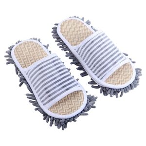 doitool 1 pair slippers houseshoes slippers for women shoe covers for indoors sweeper mop floor cleaning shoes floor cleaning slipper womens socks indoor shoes all season slippers cloth