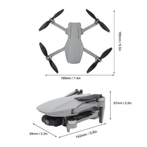 4K HD Camera Drone, Multiple Shooting Modes DF816D Aerodynamic Design Mini Drone for Shooting Rivers for Shooting Lakes (Dual Battery)