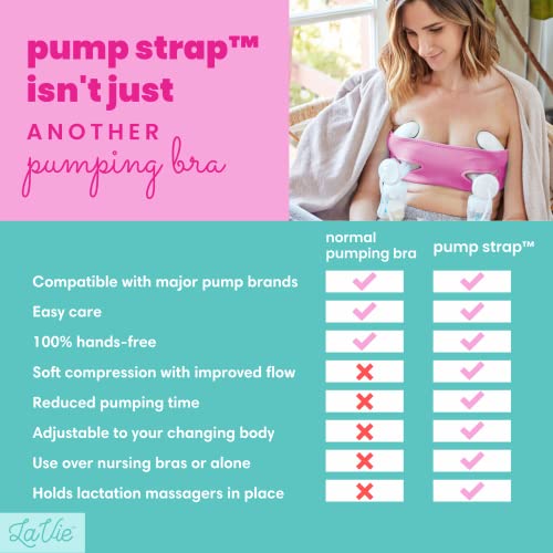 The LaVie 2oz Organic Pumping Spray with Pumping Bra for Handsfree Breastfeeding, Nursing or Pumping, Essential Support for Clogged Ducts, Mastitis, and Engorgement