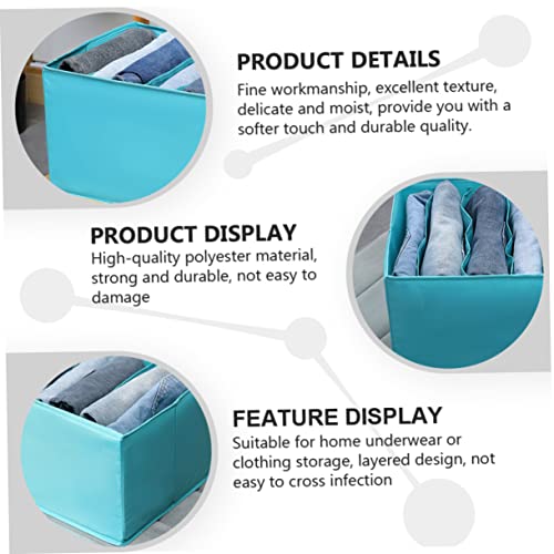 TIDTALEO 1pc Underwear Storage Box Dresser Dividers Desk Divider Storage Dresser Organizer Cloth Drawers Divider Vanity Drawer Organizer Closet Underwear Organizer Sock Storage Box Sock Bra