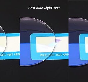 Akaia Blue Light Blocking (Rectangular) Reading Glasses, Anti Eyestrain, Computer Glasses, Gaming Glasses, TV Glasses for Women Men (Shiny Transparent Grey)