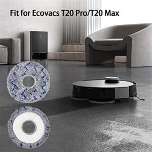 IOOOFU 6pcs/Set Vacuum Cleaner Pad Floor Washer Wipes Dust Cloth for T20 MAX PRO/X1 Omni Robotic Vacuum Cleaner Replacement Mop Fibre