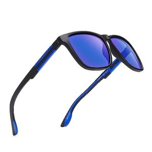 ladeesse polarized sunglasses women men uv protection,vintage reatro tr90 frame,lightweight driving sun glasses blue