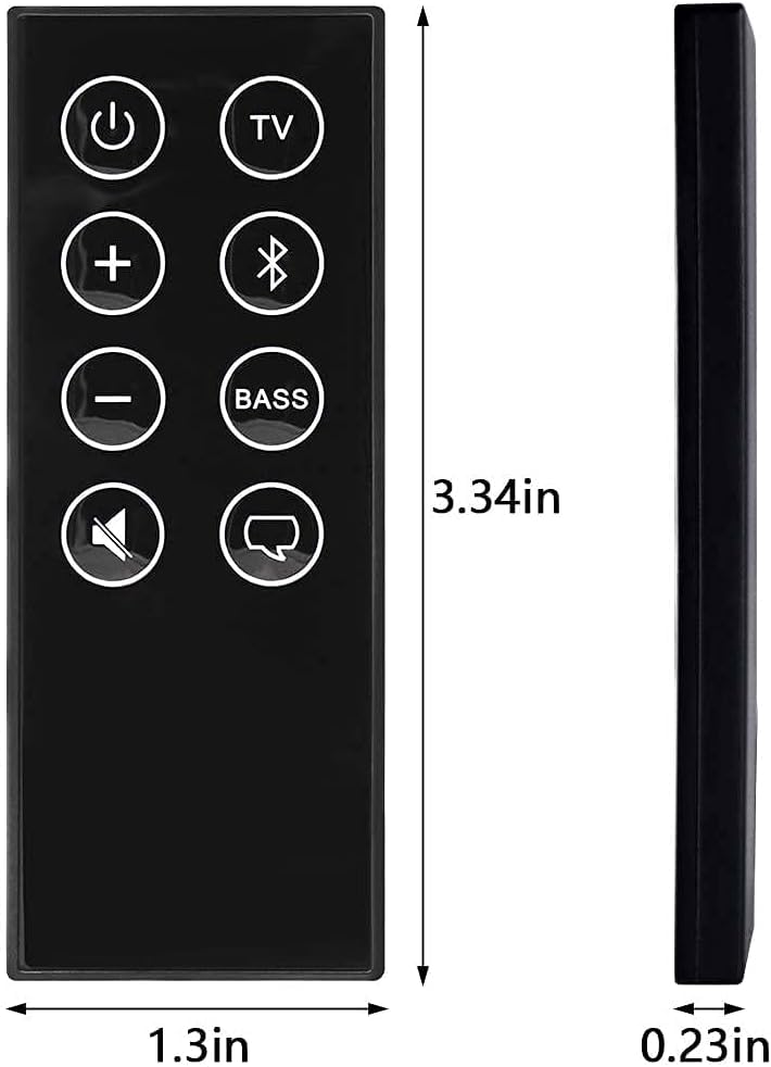 Replacement Speaker Remote Control for Bose Solo 5 10 15 Series II TV Sound System and for Bose TV Speaker,Compatible with 845194 418775 410376 431974 740928-1120 838309-1100