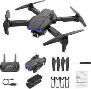 elogoog drone with 1080p dual hd camera - 2023 upgradded rc quadcopter for adults and kids, wifi fpv rc drone for beginners live video hd wide angle rc aircraft,