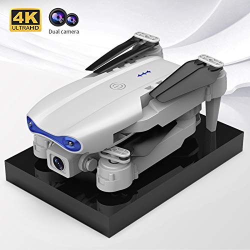 PEKIOGT RC UAV Smart Dual Mini-Drone Camera WiFi Helicopter Foldable 4K FPV Selfie Photo Flying Space Orb