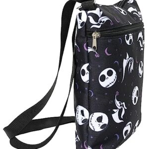 Disney Crossbody Bag Jack Skellington and Zero All Over Print Passport Travel