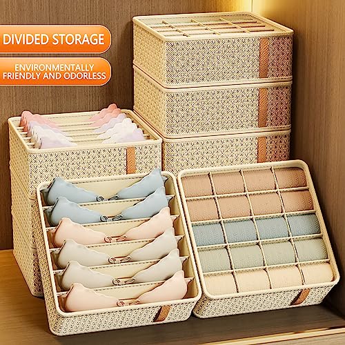 Ke1Clo Underwear and Socks Storage Box, Drawer Divider Sock Organizer Underwear Organizer for Storing Underwear/Socks/Briefs