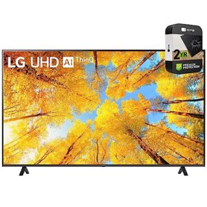 lg 50uq7570puj 50 inch 4k uhd smart webos tv 2022 bundle with 2 yr cps enhanced protection pack