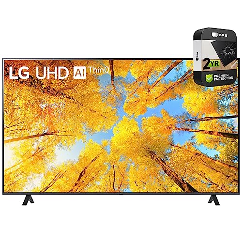 LG 50UQ7570PUJ 50 Inch 4K UHD Smart webOS TV 2022 Bundle with 2 YR CPS Enhanced Protection Pack