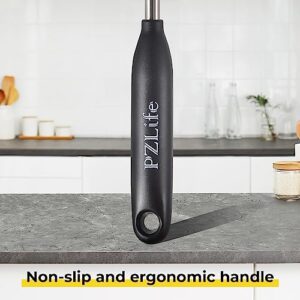 PZLife 2-in-1 Detachable Brush Head Water Bottle Brush & Straw Brush Cleaning Scrubbing Brush 15.3in Stainless Steel Bottle Brush Multi-Function Cleaning Brush Corner Cleaning