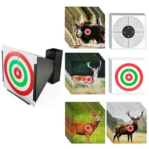 atflbox bb gun trap with 50pcs paper target and 100 x animal shooting paper targets