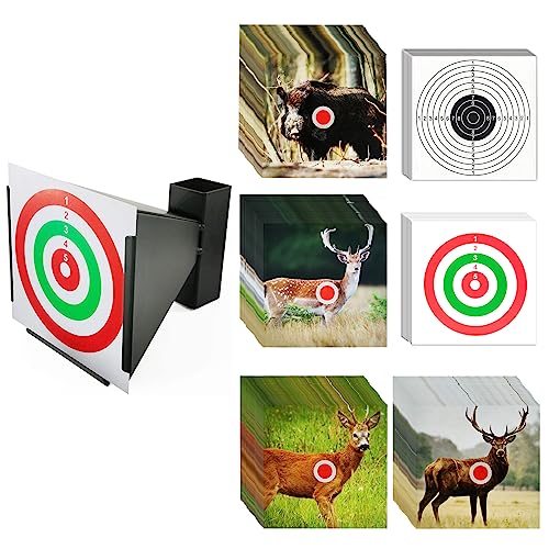 Atflbox BB Gun Trap with 50pcs Paper Target and 100 x Animal Shooting Paper Targets