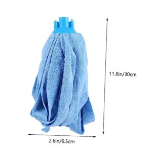 Mop Cleaner 2pcs Commercial Mop Head Microfiber Cloth Mop Refill Head Cleaning Accessories Floor Mops Mop Cleaner Mop Head Refill Mop Head Replacement Mop Heads Butuo Detergent