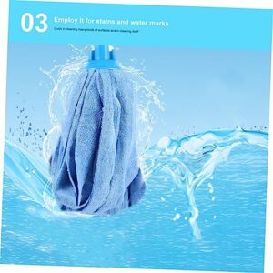 Mop Cleaner 2pcs Commercial Mop Head Microfiber Cloth Mop Refill Head Cleaning Accessories Floor Mops Mop Cleaner Mop Head Refill Mop Head Replacement Mop Heads Butuo Detergent