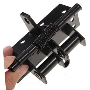 DOITOOL 4pcs 90 Automatic Closing Hinge Self Closing Door Hinges Exterior Door Hinges Heavy Duty Door Closer Furniture Parts Hinges Heavy Duty Door Hinges Black Matte Spring Door Hinge