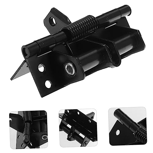 DOITOOL 4pcs 90 Automatic Closing Hinge Self Closing Door Hinges Exterior Door Hinges Heavy Duty Door Closer Furniture Parts Hinges Heavy Duty Door Hinges Black Matte Spring Door Hinge