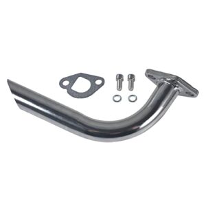 jtfrkope exhaust pipe for ct200u bt200x mini bike for gx160 gx200 go cart for predator 212cc go kart & mini bikes