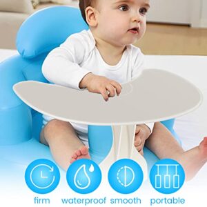 Tray Accessory Compatible with Bumbo Floor Seat for Baby, Baby Floor Seat Tray for Feeding and Play, Easy to Install and Remove Floor Seat Activity Tray Accessory for Booster Seat (1pcs)