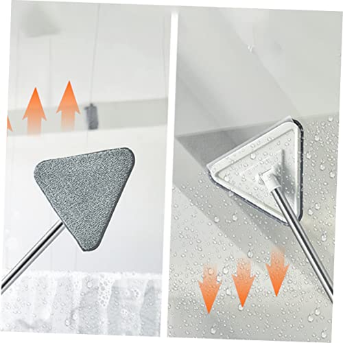 Baluue 12 Pcs Triangle Mop Head Microfiber Mops Commercial Mop Head Microfiber Floor Mop Wall Cleaner for Painted Walls Wall Cleaning Mop Wash Mop Head Mop Head Replacement Mop Head Round