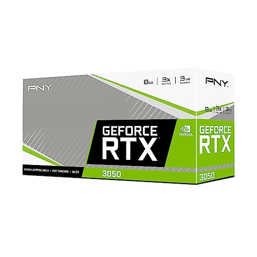 PNY GeForce RTX™ 3050 8GB Verto Dual Fan Graphics Card