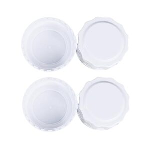baby bottle lid screw lids aka travel caps with rewritable sealing disc compatible with avent wide mouth bottles baby bottle lid cap replace natural bottle sealing ring and sealing disc (4pcs)