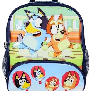 AI ACCESSORY INNOVATIONS Bluey 14" Kids School Travel Backpack Bag For Toys w/Raised Character Designs