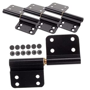 hinges 4pcs door hinge black cabinet hinges black hinges exterior barn hinge for door interior replacement residential door hinge metal door hinge door hinge black