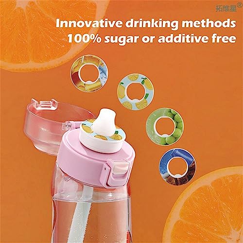 hixswnu 9 Flavor Pods for Air Up Water Bottle, Fruit Fragrance Water Bottle,for Air Up Water Bottle with Flavor Pods,Scent Water Cup Sports Water Cup,004
