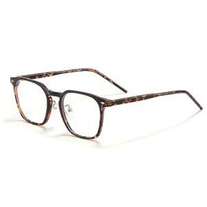 Baililai Blue Light Blocking Glasses - Lightweight Eyeglasses with Blue Ray Filtering for Computer Gaming (17131) (tortoiseshell-C7)