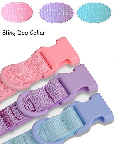 Aecllcea Airtag Holder Dog Collar for Small Medium Large, Airtag Dog Collar Holder Waterproof, Soft Padded Dog Collars with TPU Air Tag Device, Air Tag Dog Collar Waterproof. (S, Pink)