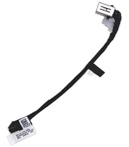 phonsun replacement dc power jack port plug in cable for dell inspiron 14 plus 7420 7425 cn-0dg7fn dg7fn 450.0qc09.0001