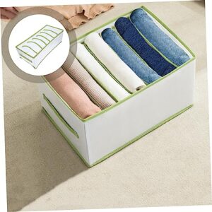 Levemolo Pants Storage Box Portable Clothes Closet Basket Divider Organizer Sock Drawer Organizer Underwear Drawer Vanity Drawer Folding Storage Box Jeans Drawer Organizer T Shirt Organizer