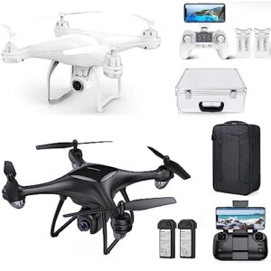 t25 2k camera drone + p5g 4k camera drone for adults gps drone pack