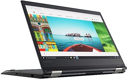 Lenovo ThinkPad Yoga 370 Touch Backlit Business Laptop, Intel Core i7-7600 Up to 2.6GHz, 8RAM, 256GB SSD, Wi-Fi, Camera Windows 10pro (Renewed)