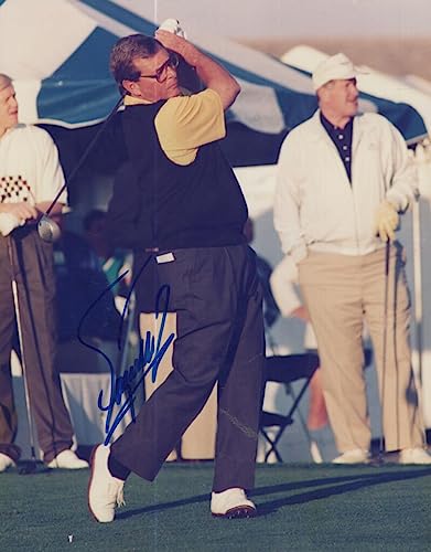 FUZZY ZOELLER PROFESSIONAL GOLFER SIGNED AUTOGRAPHED 8X10 PHOTO W/COA