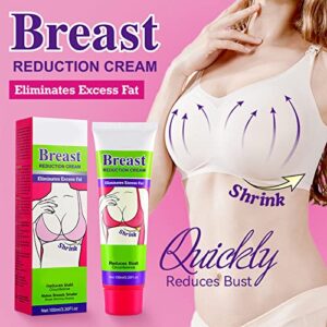 Breast Shrinking Cream Firming and Lifting Breast Cream Nourishing for Push Up Bust Reduction Lifting Fever Massage Cream with Perfect Body Curve for All Skin Types 100g