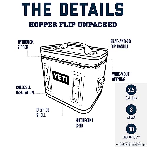 YETI Hopper Flip 8 Portable Cooler, Cosmic Lilac