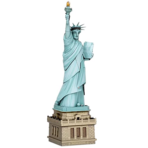 Fascinations Metal Earth Premium Series Statue of Liberty 3D Metal Model Kit Bundle with Tweezers