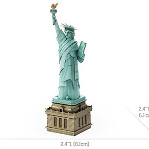 Fascinations Metal Earth Premium Series Statue of Liberty 3D Metal Model Kit Bundle with Tweezers