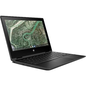 HP Chromebook 11 X360 G3 11.6'' HD 2-in-1 Touchscreen (8-Core MediaTek MT8183, 8GB RAM, 128GB Storage (64GB eMMC + 64GB SD Card), Stylus, Webcam, Wi-Fi) Flip, IST Pen, Chrome OS, Black (HP 11MK G3)