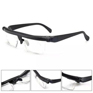 Aocate Dial Adjustable Glasses Variable Focus For Reading Distance Vision Eyeglasses