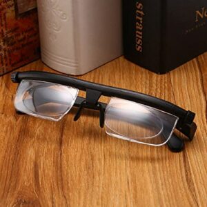 Aocate Dial Adjustable Glasses Variable Focus For Reading Distance Vision Eyeglasses