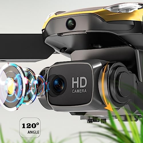 Dual 1080P HD FPV Camera Drone - Remote Control With Altitude Hold Headless Mode, Newly One Key Start Speed Adjustment, Toys Gifts For Boys & Girls