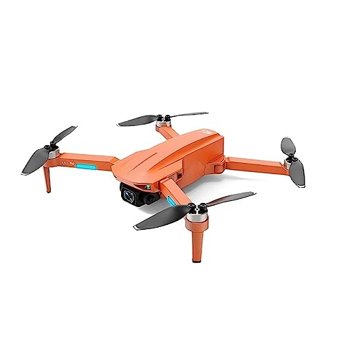 OZLIKA L700 GPS Drone 4K Professional Dual HD Camera Aerial Photography Brushless Motor Foldable Quadcopter RC Distance 1200M (Color : 4K-Orange-Bag)