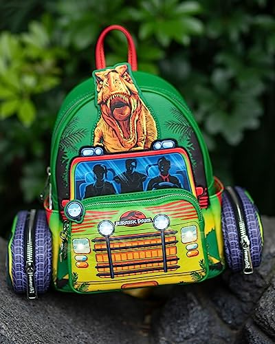 Loungefly Jurassic Park Light Up T-Rex Escape Mini Backpack