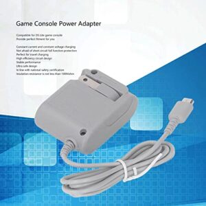 Foldable Power Adapter for DS Lite Game Console Wall Charger - 45in Length Cable, 100-240V, Safety Protection, Excellent ABS Material (US Plug)