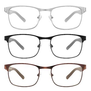 dongdi reading glasses for women men,blue light blocking readers,comfort spring hinges eyewear +1.25