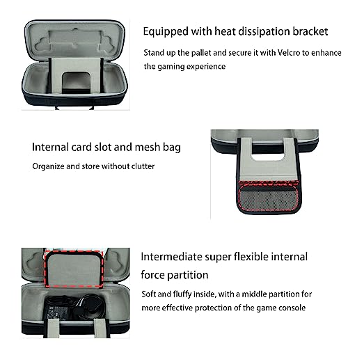 Yaslayp Hard Carrying Case for Rog Ally Console,Compatible with Rog Ally Handheld Travel Protective Handbag EVA Shockproof Storage Bag